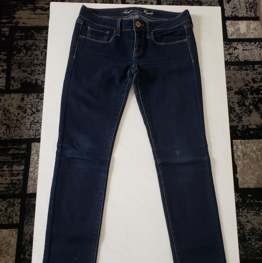 AMERICAN EAGLE Dark Blue Skinny Jeans